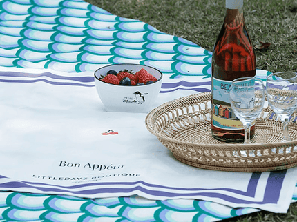 Little Dayz Boutique Emerald Cotton Picnic Mat 195*145-1875027392108564482