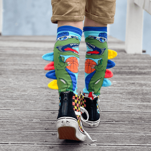 MADMIA Dinosaur Socks With Spikes Kids & Adults Age 6 - 99-1875027463734693889