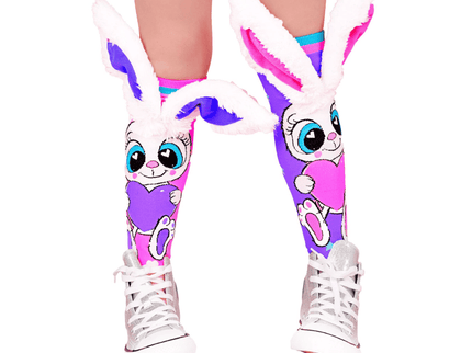 MADMIA Funny Bunny Socks With Ears Toddler Ages 3 - 5-1875027476133056512