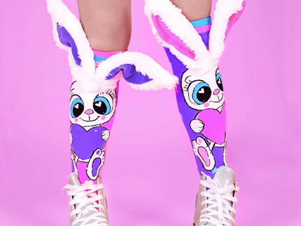 MADMIA Funny Bunny Socks With Ears Toddler Ages 3 - 5-1875027476133056519