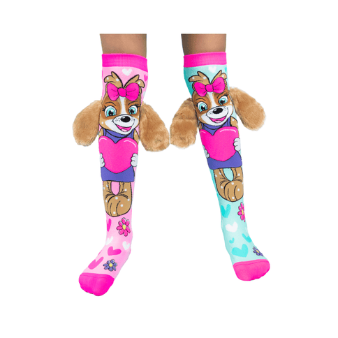 MADMIA Puppy Love Socks With Ears Kids & Adults Age 6 - 99-1875027467056582656