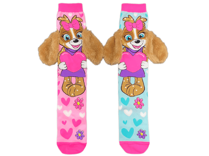 MADMIA Puppy Love Socks With Ears Toddler Ages 3 - 5-1875027467194994689