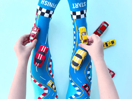 MADMIA Racing Cars Socks With Plush Cars Kids & Adults Age 6 - 99-1875027467329212418