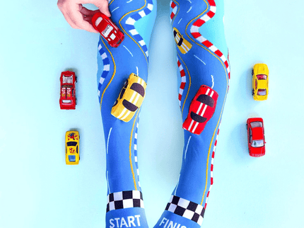 MADMIA Racing Cars Socks With Plush Cars Kids & Adults Age 6 - 99-1875027467329212420