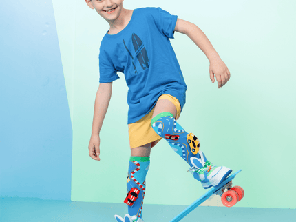 MADMIA Racing Cars Socks With Plush Cars Kids & Adults Age 6 - 99-1875027467329212421