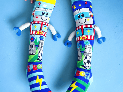 MADMIA Robot Socks With Arms Kids & Adults Age 6 - 99-1875027463592087554