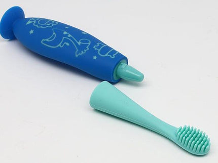 Marcus & Marcus - 24M+ Reusable Silicone Toothbrush Replacement Head blue-1875027508706021377