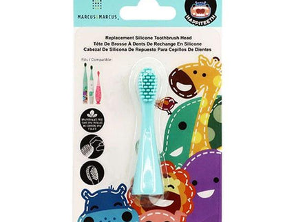 Marcus & Marcus - 24M+ Reusable Silicone Toothbrush Replacement Head blue-1875027508706021380