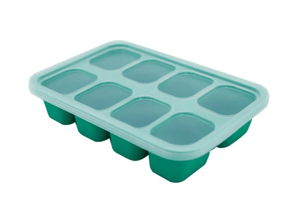 Marcus & Marcus-Food Cube Tray (1 o.z. x 8) Ollie the Elephant green-1875027458332430336