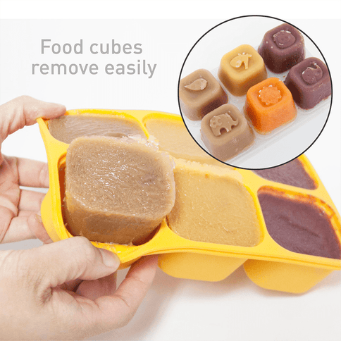Marcus & Marcus-Food Cube Tray (1 o.z. x 8) Marcus theLion- Red-1875027458198212609