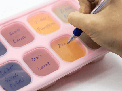 Marcus & Marcus-Food Cube Tray (1 o.z. x 8) Willo the Whale-Purple-1875027458605060099