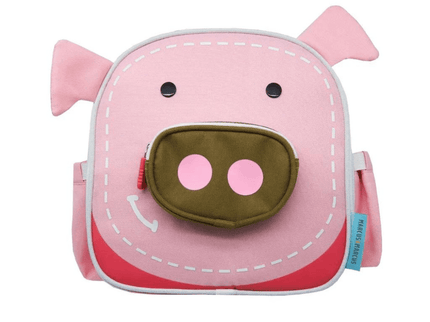 Marcus & Marcus- Insulated Backpacks/Lunch bags Pocky the Pig-Pink-1875027455799070721