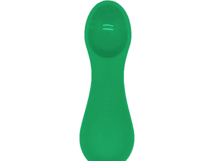 Marcus & Marcus- Palm Grasp Self Feeding Spoon Ollie the Elephant green-1875027508563415040