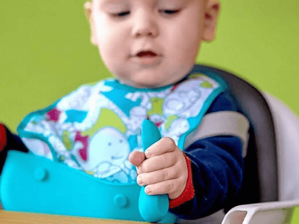 Marcus & Marcus- Palm Grasp Self Feeding Spoon Pocky the Pig-Pink-1875027508416614404