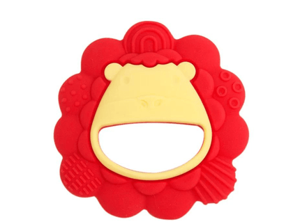 Marcus & Marcus- Sensory Silicone Teether Marcus theLion- Red-1875027415957377024
