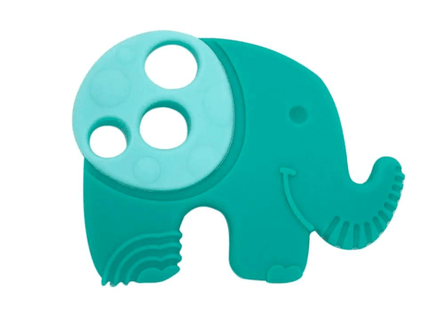 Marcus & Marcus- Sensory Silicone Teether Ollie the Elephant green-1875027516364820480