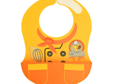 Marcus & Marcus -Wide Coverage Creative Toddler Bibs Lola Yellow-1875027445694992384