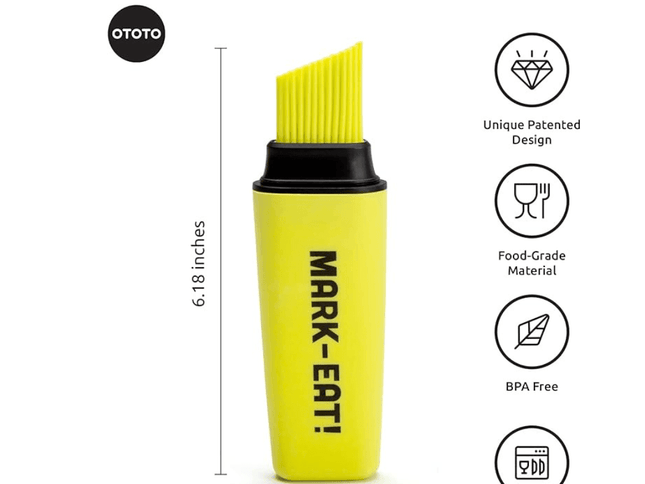 Mark-Eat!  Silicone Pastry/Basting Brush-1875027450442944513