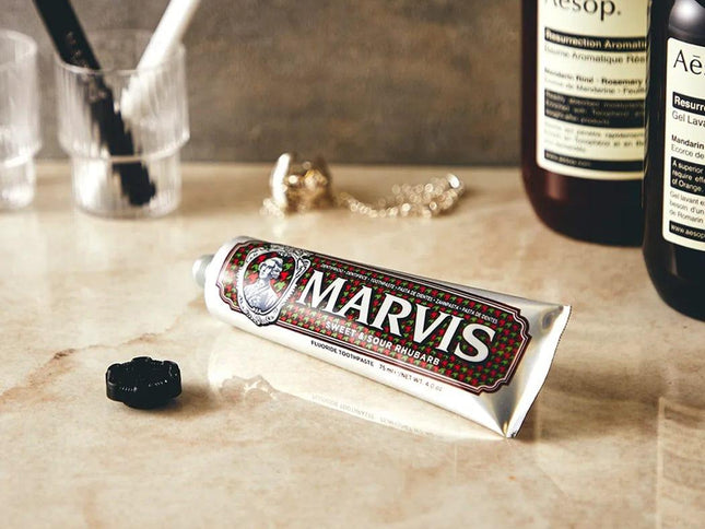 Marvis Sweet & Sour Rhubarb Toothpaste 75ml-1875027526166908929