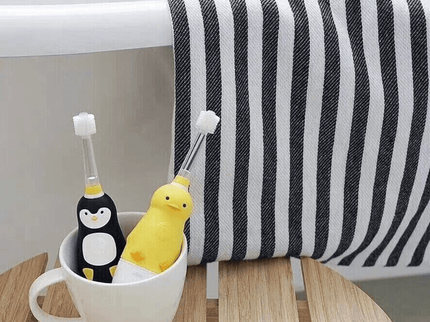 MEGA TEN 360-Degree Kids Electric Toothbrush with LED Light 1-4 Yrs Monkey-1875027403600957448