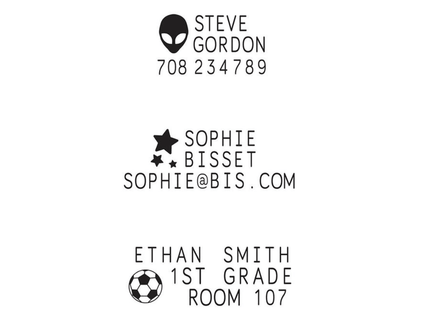 Mine Stamp Custom Name Stamp Ink Refill-1875027507430952961