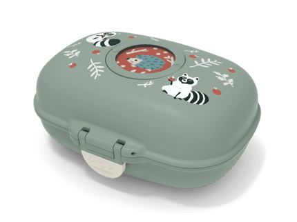 Monbento Gram Snack Box-Green Raccoon Green Raccoon-1875027483041075200