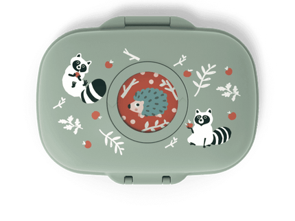 Monbento Gram Snack Box-Green Raccoon Green Raccoon-1875027483041075201