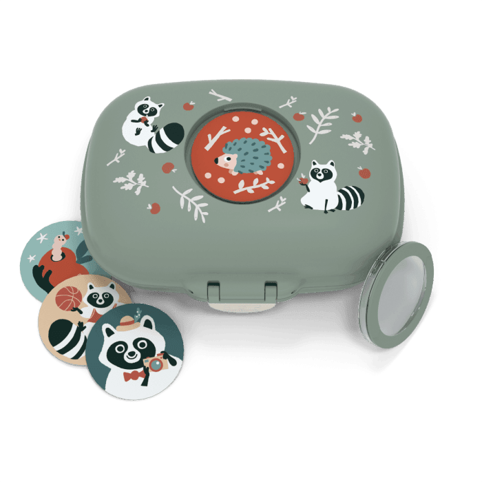 Monbento Gram Snack Box-Green Raccoon Green Raccoon-1973194135338881026
