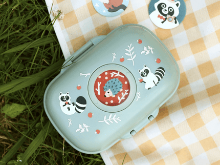 Monbento Gram Snack Box-Green Raccoon Green Raccoon-1875027483041075206