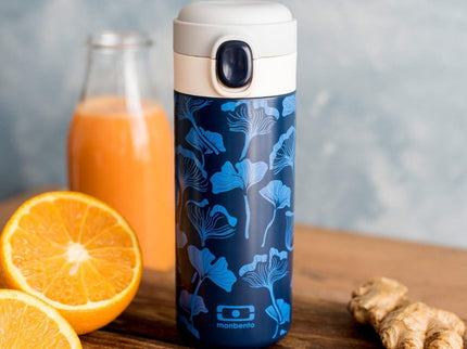 Monbento MB Pop Graphic 360ML Insulated bottle - Ginkgo Ginkgo-1875027409623977988