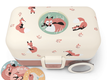 Monbento Tresor Graphic Kids's Bento Box- Cinnamon Fox Cinnamon Fox-1875027410882269185