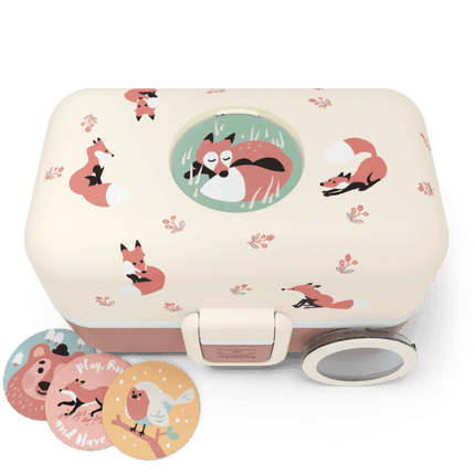 Monbento Tresor Graphic Kids's Bento Box- Cinnamon Fox Cinnamon Fox-1954803050740846593