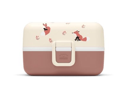 Monbento Tresor Graphic Kids's Bento Box- Cinnamon Fox Cinnamon Fox-1875027410882269188