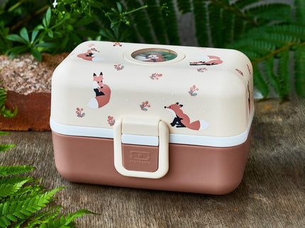 Monbento Tresor Graphic Kids's Bento Box- Cinnamon Fox Cinnamon Fox-1875027410882269190