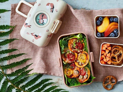 Monbento Tresor Graphic Kids's Bento Box- Cinnamon Fox Cinnamon Fox-1875027410882269191