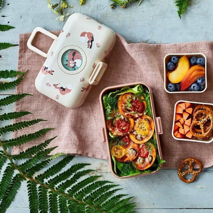 Monbento Tresor Graphic Kids's Bento Box- Cinnamon Fox Cinnamon Fox-1954803050740846599