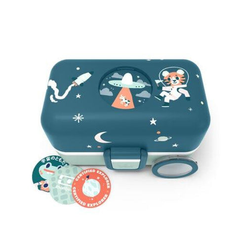 Monbento Tresor Graphic Kids's Bento Box- Cosmic Blue Cosmic Blue-1875027410601250817