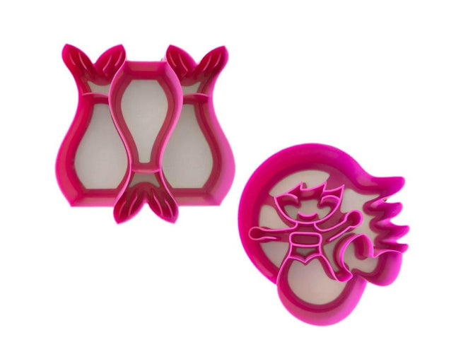 MONTII.CO Lunch Punch Sandwich Cutters | Mermaid-1875027510727675904