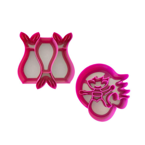 MONTII.CO Lunch Punch Sandwich Cutters | Mermaid-1875027510727675904