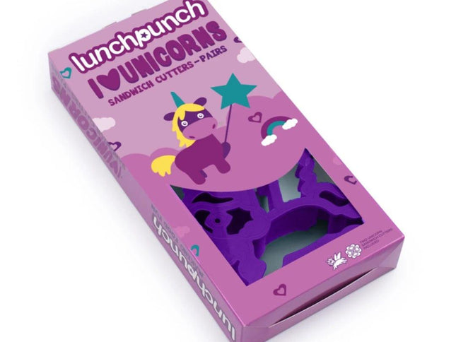 MONTII.CO Lunch Punch Sandwich Cutters | Unicorn-1875027511012888577
