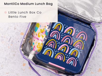 MONTII.CO Medium Insulated Lunch Bag - Dinosaur-1875027455199285253