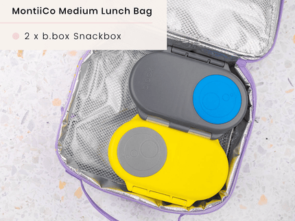 MONTII.CO Medium Insulated Lunch Bag - Petals-1875027450879152132
