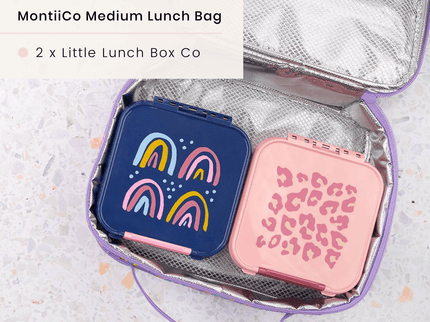 MONTII.CO Medium Insulated Lunch Bag - Petals-1875027450879152134