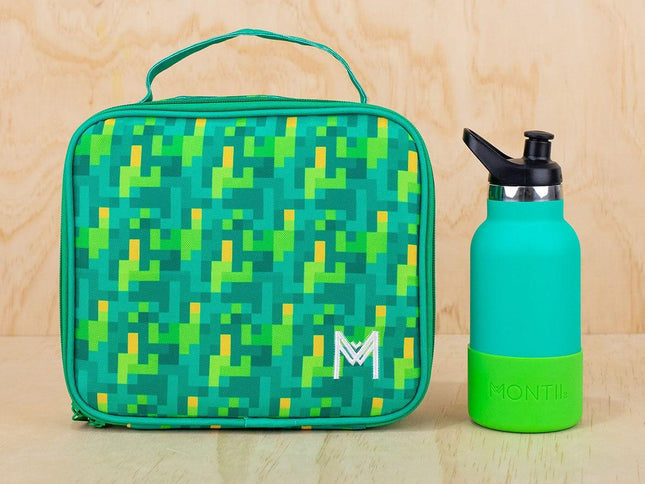 MONTII.CO Medium Insulated Lunch Bag - Pixels-1875027455346085889