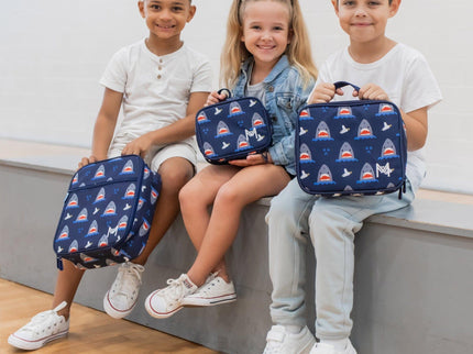 MONTII.CO Medium Insulated Lunch Bag - Sharks-1875027455488692225