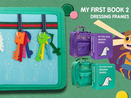 My First Book 2 | Busy Book | Dressing Frames Purple-1875027384168747012