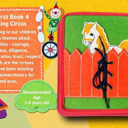 My First Book 4 | Circus | Busy Book Army Green-1973193808669708293