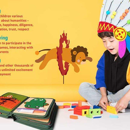 My First Book 4 | Circus | Busy Book Army Green-1973193808669708294