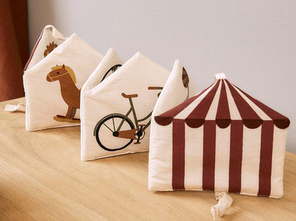Nuuroo Kit Organic Fabric Book Creme Circus-1875027409904996353