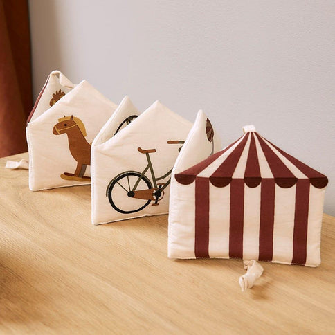 Nuuroo Kit Organic Fabric Book Creme Circus-1875027409904996353